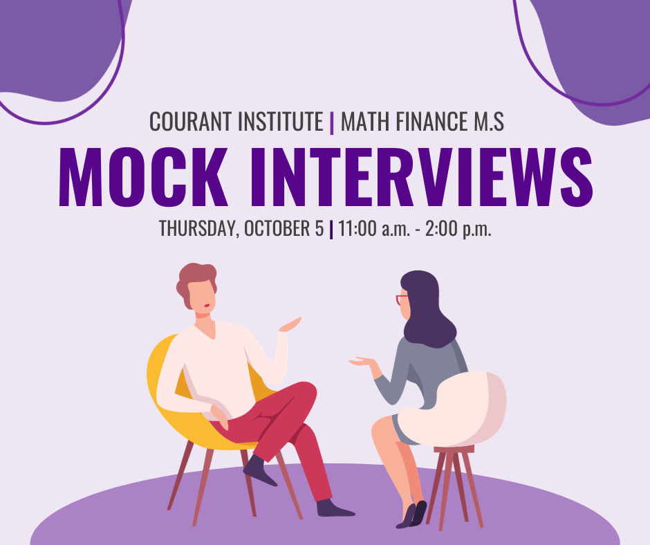 Annual Mock Interview Event - NYU Courant